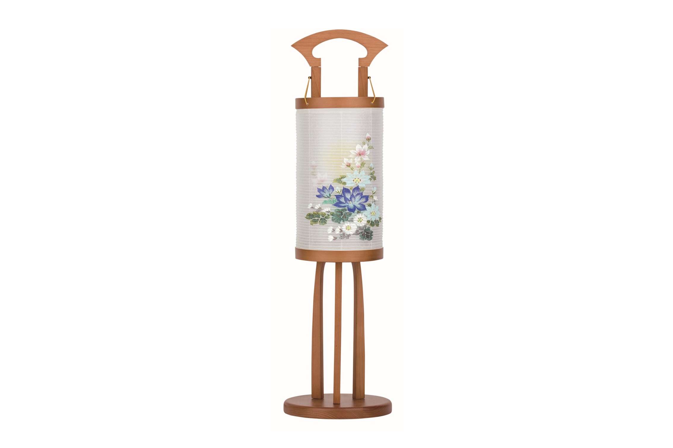 二重やすらぎ行灯（中輪菊）現代行灯 盆提灯 茨城県ひたちなか市 節句人形専門店 人形の桜井 水戸市 那珂市 東海村 日立市 笠間市 大洗町