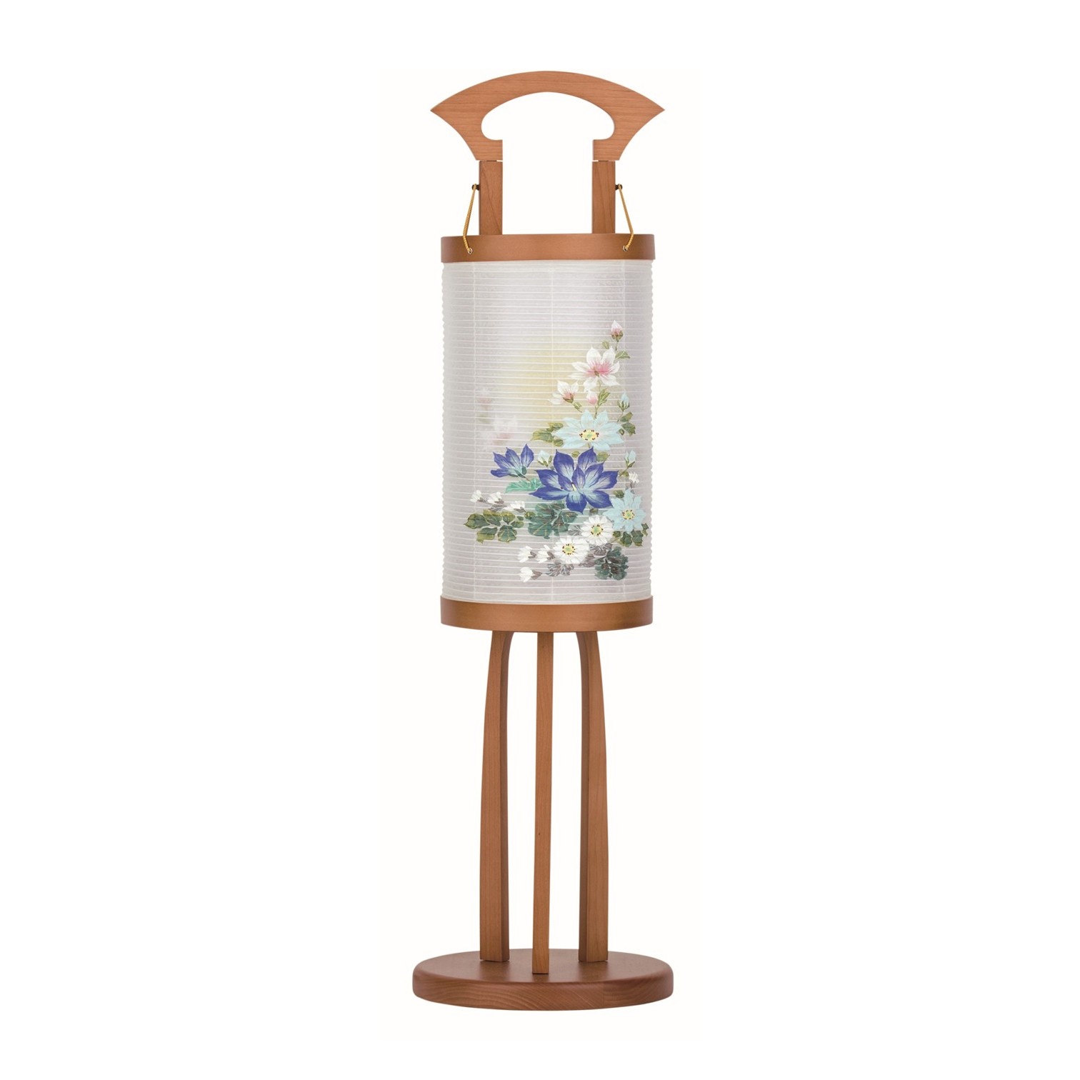 二重やすらぎ行灯（中輪菊）現代行灯 盆提灯 茨城県ひたちなか市 節句人形専門店 人形の桜井 水戸市 那珂市 東海村 日立市 笠間市 大洗町