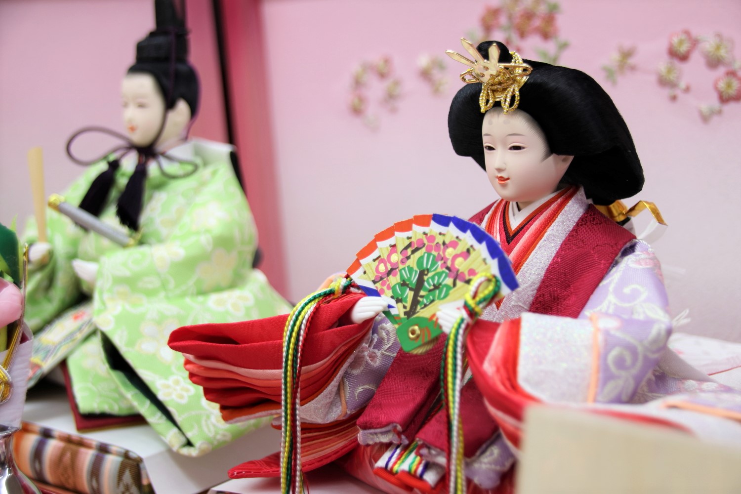 ひな人形 五人収納飾り 引出式 茨城県 ひたちなか市 節句人形専門店 人形の桜井 水戸市 那珂市 東海村 日立市 常陸太田市 常陸大宮市